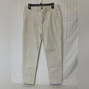 Zara Women Light Beige Chinos Trousers Pants size 34